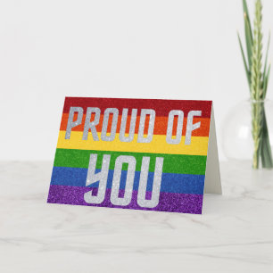 LGBT Glitter stolt över ditt kort