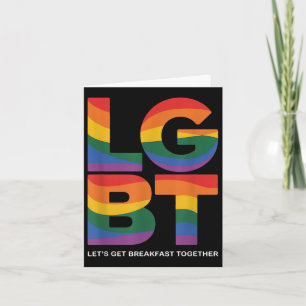 Lgbt gör det möjligt att kombinera frukost kort