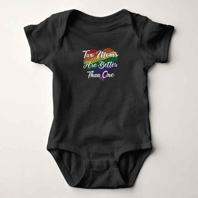 LGBT HBGBTQ Mor Mamma Lesbisk Gay-äktenskap T Shirt (Framsida)