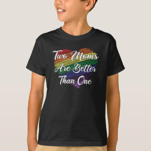 LGBT HBGBTQ Mor Mamma Lesbisk Gay-äktenskap T Shirt