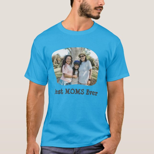 LGBT HGBTQ Best Mammor Lesbisk Mamma Anpassningsba T Shirt (Framsida)