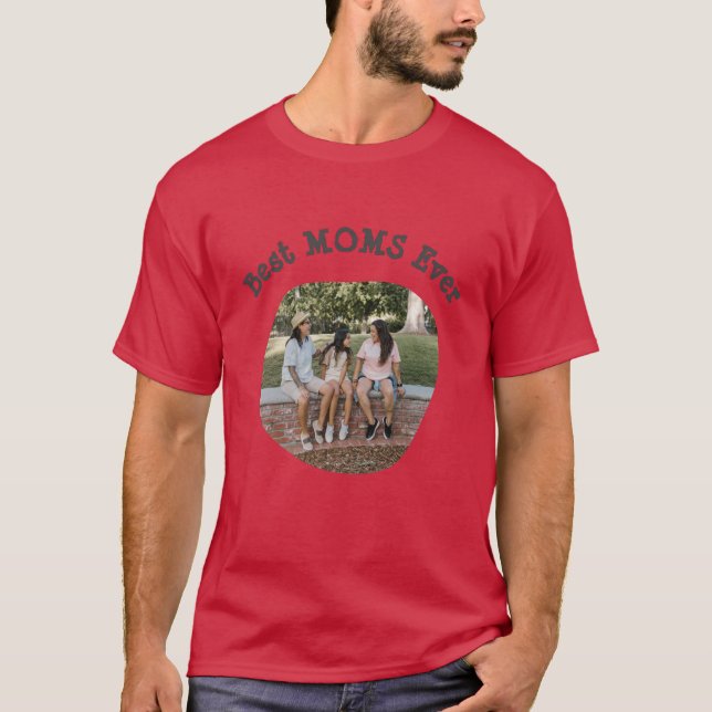 LGBT HGBTQ Best Mammor Lesbisk Mamma Anpassningsba T Shirt (Framsida)