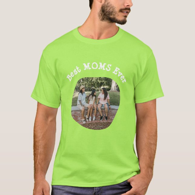 LGBT HGBTQ Best Mammor Lesbisk Mamma Anpassningsba T Shirt (Framsida)