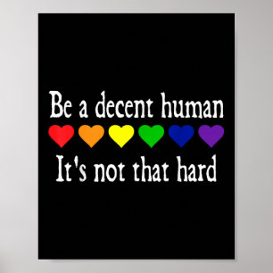 Lgbt-hjärtat är en anständig människa, inte så bra poster