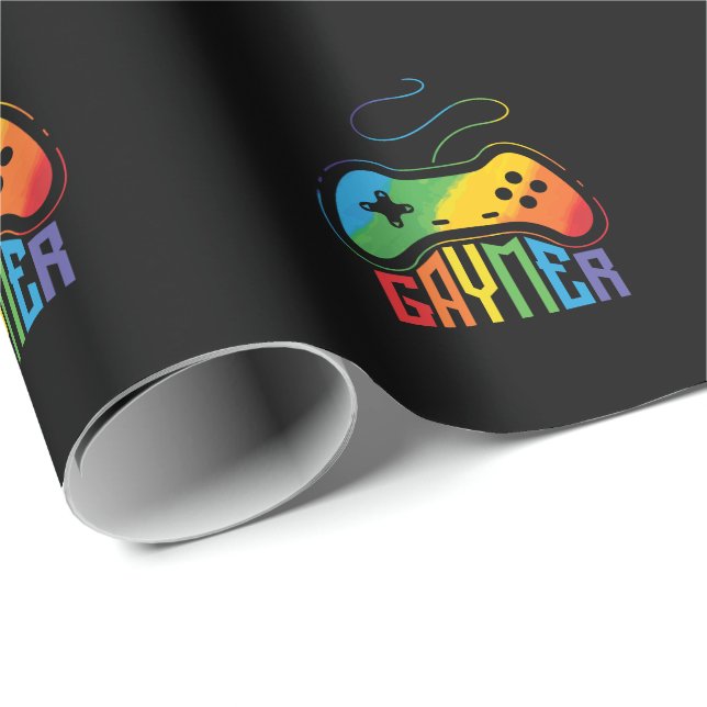 LGBT Homo Schwul "Gaymer" Presentpapper (Rullad Hörn)
