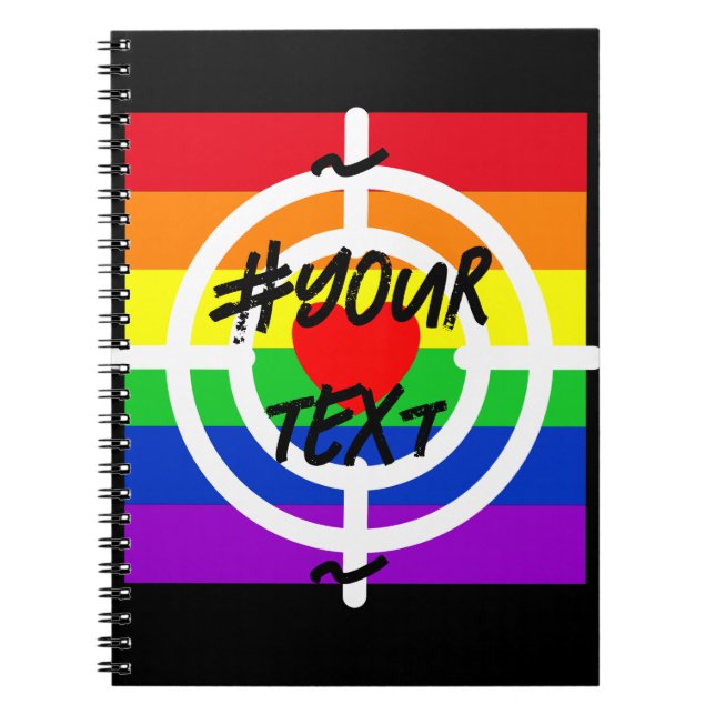 #LGBT #kärlek #pride #gay #lesbisk #parad Anteckningsbok (Framsidan)