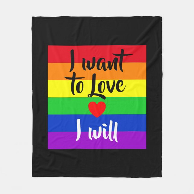 #LGBT #kärlek #pride #gay #lesbisk #parad Fleecefilt (Framsidan)