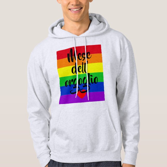 #LGBT #kärlek #pride #gay #lesbisk #parad Hoodie (Framsida)