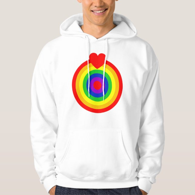 #LGBT #kärlek #pride #gay #lesbisk #parad Hoodie (Framsida)