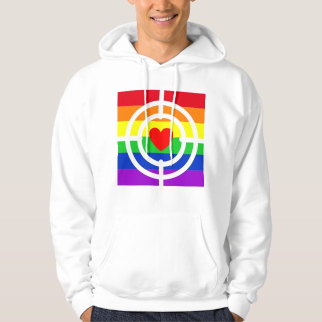 #LGBT #kärlek #pride #gay #lesbisk #parad Hoodie (Framsida)