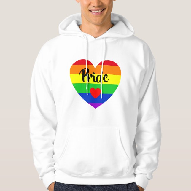 #LGBT #kärlek #pride #gay #lesbisk #parad Hoodie (Framsida)