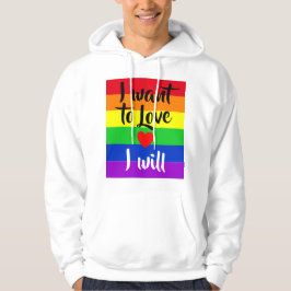 #LGBT #kärlek #pride #gay #lesbisk #parad Hoodie
