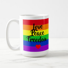 #LGBT #kärlek #pride #gay #lesbisk #parad Kaffemugg