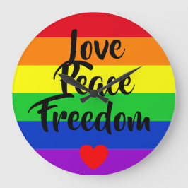 #LGBT #kärlek #pride #gay #lesbisk #parad Stor Klocka