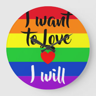 #LGBT #kärlek #pride #gay #lesbisk #parad Stor Klocka