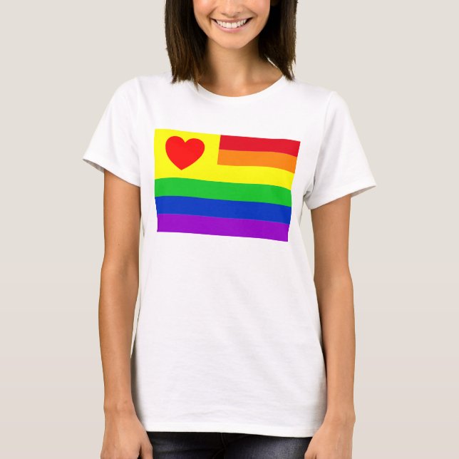 #LGBT #kärlek #pride #gay #lesbisk #parad T Shirt (Framsida)