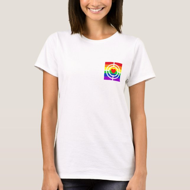 #LGBT #kärlek #pride #gay #lesbisk #parad T Shirt (Framsida)