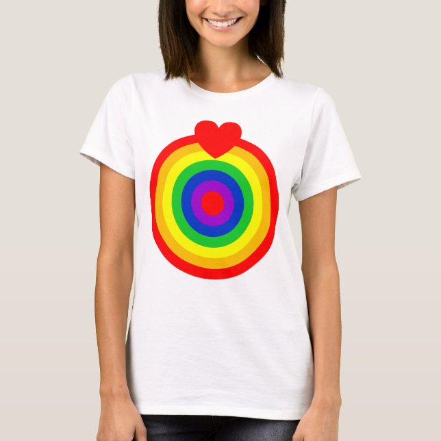 #LGBT #kärlek #pride #gay #lesbisk #parad T Shirt (Framsida)