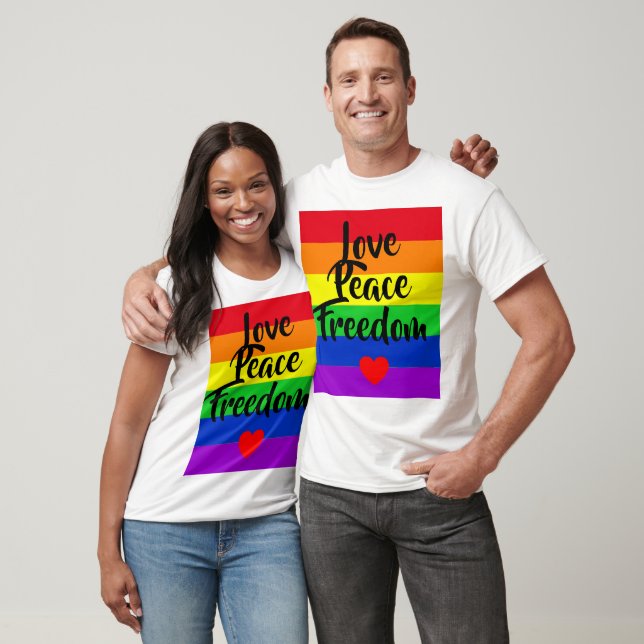 #LGBT #kärlek #pride #gay #lesbisk #parad T Shirt (Unisex)