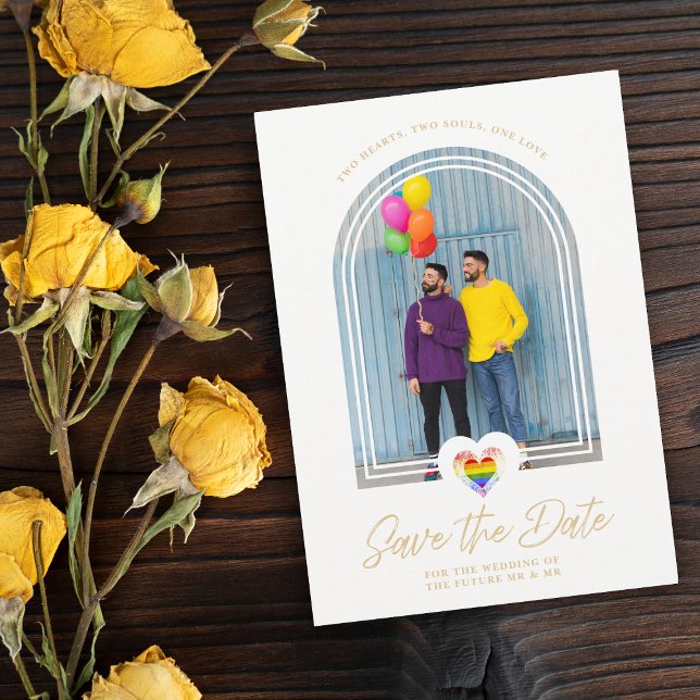 LGBT Lesbisk Gay Bröllop Arch Effect Pride Heart (Skapare uppladdad)