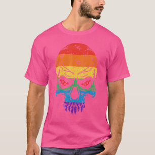 Lgbt Lgbtq Allierad Pride Färger Regnbåge Retro Vi T Shirt