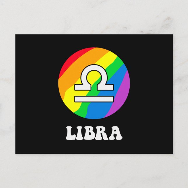 Lgbt Libra Vykort (Framsida)