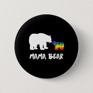 Lgbt Mamma Bear Mamma Lesbisk Gay Biual Transgende Knapp