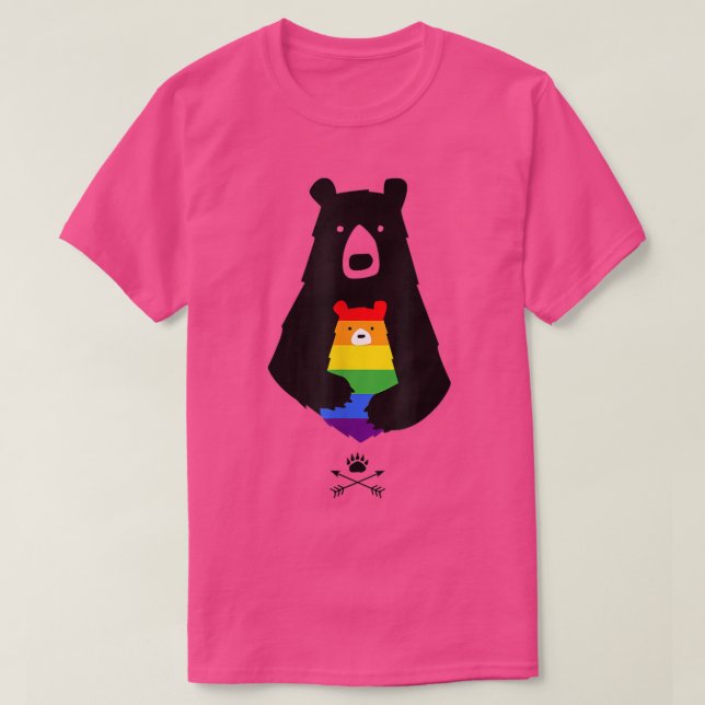 Lgbt Mamma Mamma Bear LgbtModer 3615 T Shirt (Design framsida)