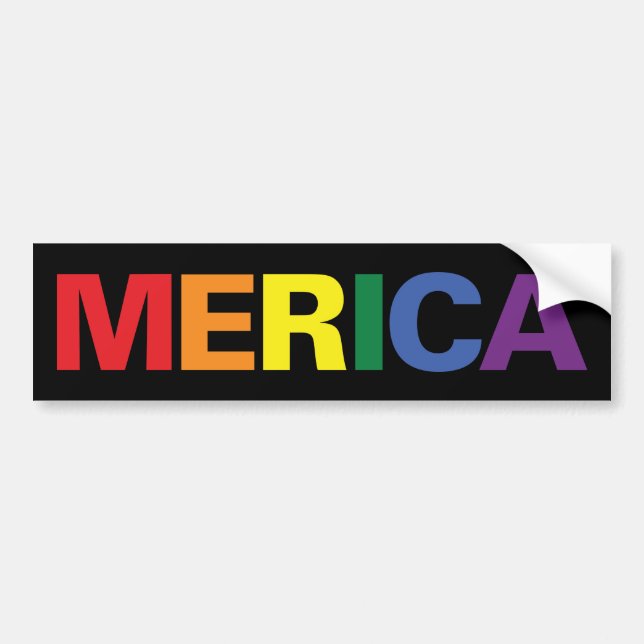 LGBT Merica Bildekal (Framsidan)