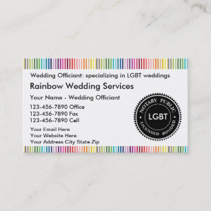 LGBT-Notaryvisitkortar Visitkort