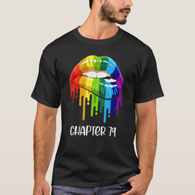 Lgbt Ny gifta engagerade Lesbisken Mrs. & Est. 7 T Shirt (Framsida)