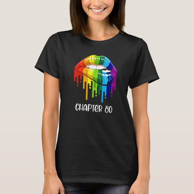 Lgbt Ny gifta engagerade Lesbisken Mrs. & Est. 8 T Shirt (Framsida)
