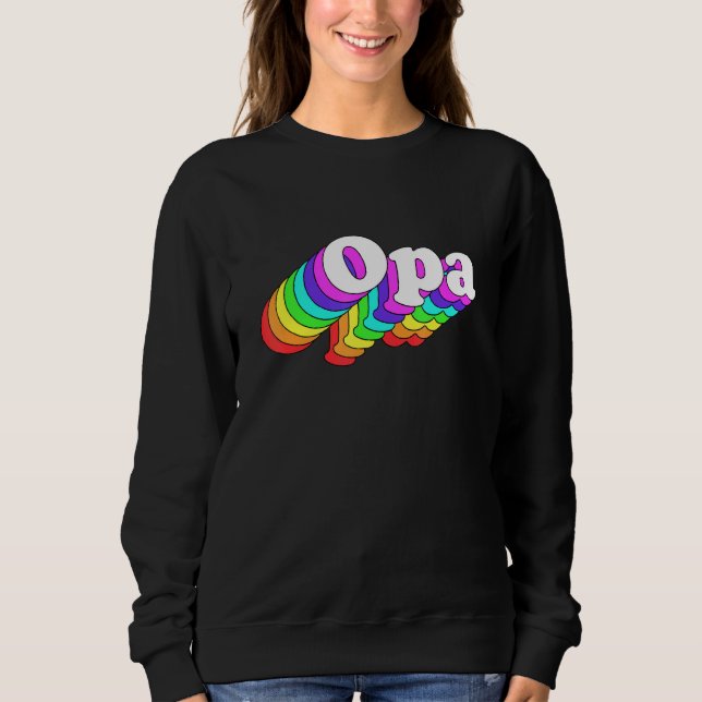 Lgbt Opa Support Lgbtq Equality Högers Human Pride T Shirt (Framsida)