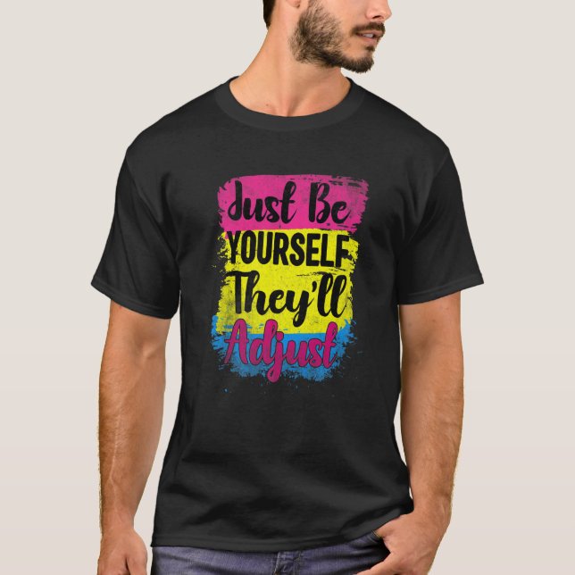 Lgbt Pan-Flagga kan vara din egen. T Shirt (Framsida)