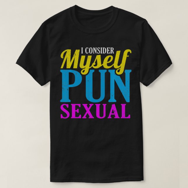 LGBT Panseual-Pride... Jag anser att Myself Pun Se T Shirt (Design framsida)