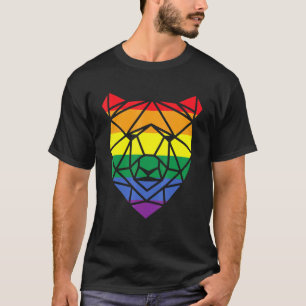 Lgbt Pappa Manar Gay pride månad - Geometric Gay B T Shirt