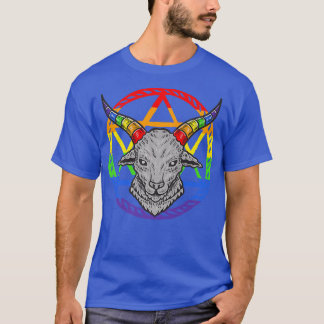 LGBT Pentagram Goat Goth LGBT T Shirt