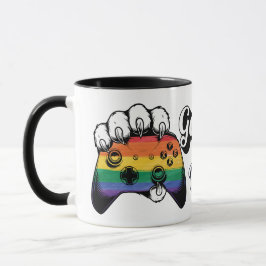 LGBT Pride Game On Tiger Paw Controller Mugg 2026