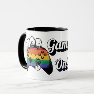 LGBT Pride Game On Tiger Paw Controller Mugg 2026