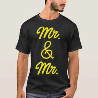 Lgbt Pride Gay Bachelor Party Mr And Mr Engagement T Shirt
