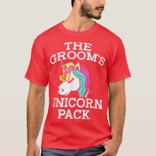 Lgbt Pride Gay Bachelor Party Unicorn Pack Engagem T Shirt