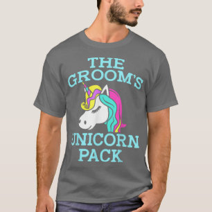 LGBT Pride Gay Bachelor Party Unicorn Pack Engagem T Shirt