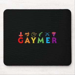Lgbt Pride Gay Gamer Video Game Älskare Musmatta