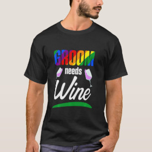 Lgbt Pride Gay Sängkantsfest Vantar Vin Förlovning T Shirt