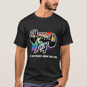 LGBT Pride Gym Tröja Tiger Näve Hantel 2026 T-shir