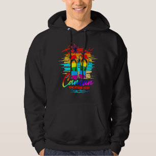 Lgbt Pride Månad Cancun Mexiko Lgbtq Sandal Sommar Hoodie