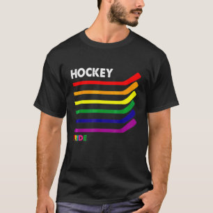 Lgbt Pride Månad Gay Transgender Roligt Ice Hockey T Shirt