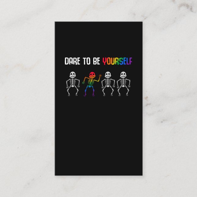 LGBT-Pride med lika Höger Färgregat regnbåge Visitkort (Framsida)