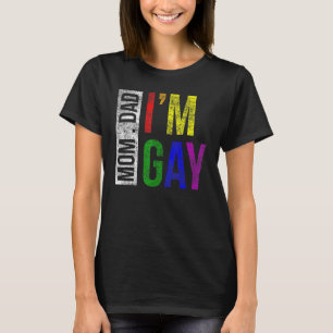 Lgbt Pride Pappa Mamma I är Gay Rainbow Family Sup T Shirt