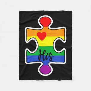 Lgbt Pride Par Matching Valentin Hans Gay Regnb Fleecefilt